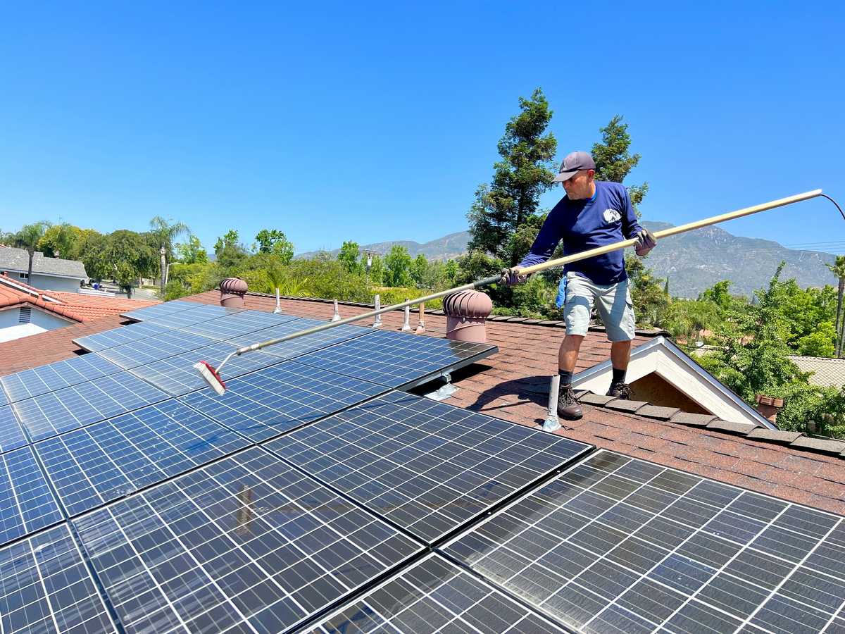 all-pro cleaning home solar panels